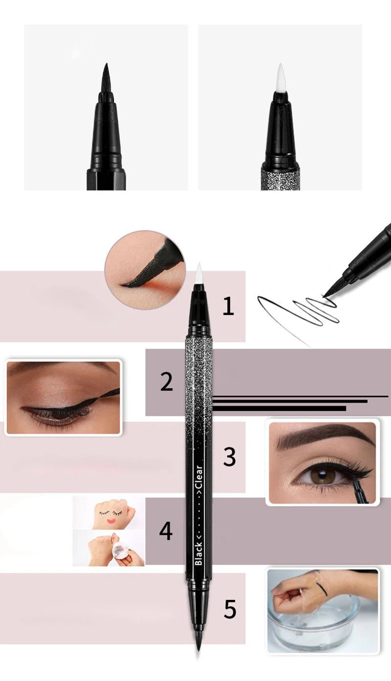 double headed glue eyeliner